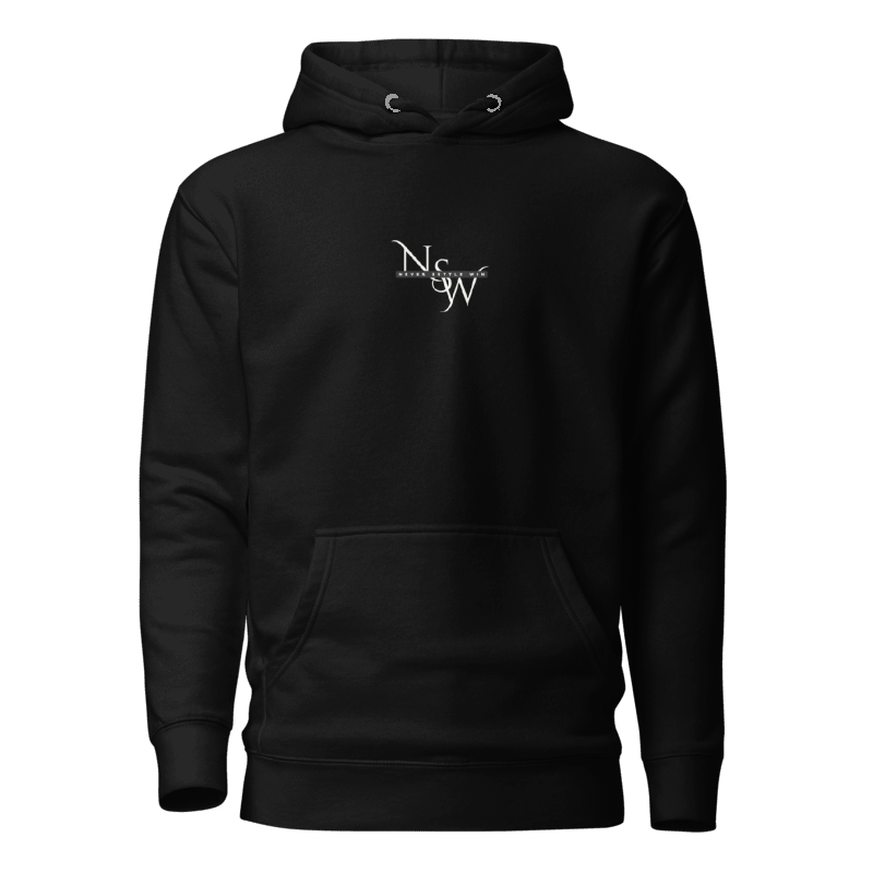 NSW Vibes: Never Settle Win, New South Wales - Unisex Pocket Hoodie - Black